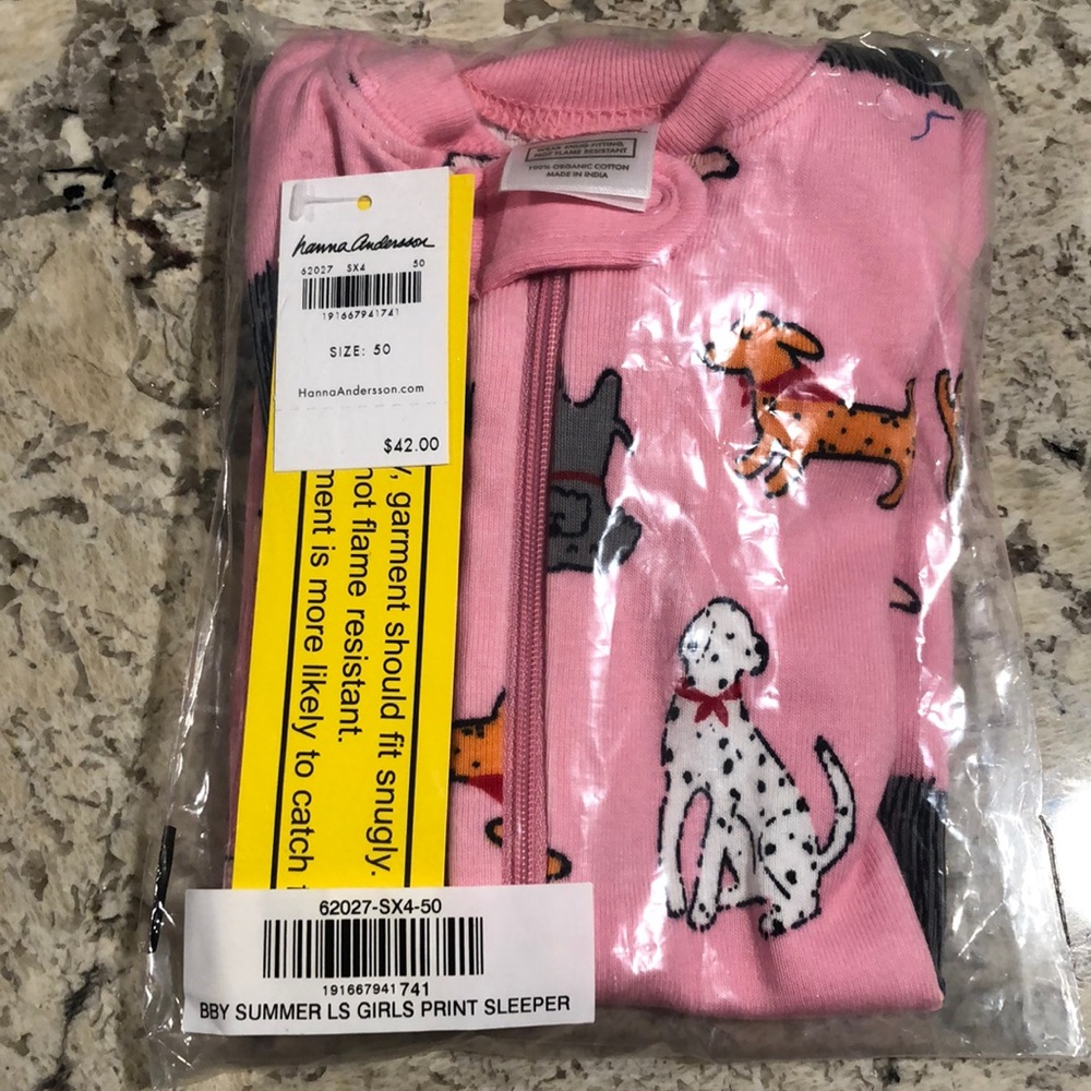 Hanna Andersson 0-3 footless snug fitting Pajamas